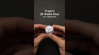 Origami 20 Sided Dice #shorts