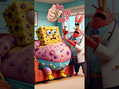 Squidward saves Sponge Bob life #spongebob #patrick #squidward #funny #shorts