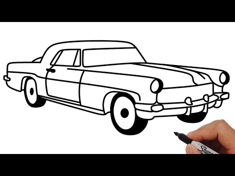 Lincoln Continental Mark Drawing - How To Draw Lincoln Continental Mark 2 Step By Step | Draw Car