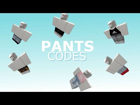 roblox boy pants code
