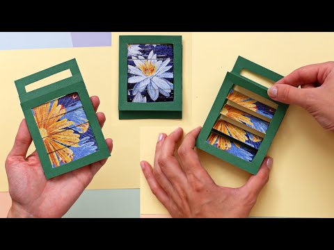 DIY Photo Changing Card | How to Make a Magic Picture Card | Interactive Card Ideas