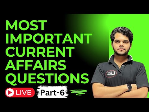 MOST IMPORTANT CURRENT AFFAIRS QUESTION |MISSION UPPSC PRE |PART-5 #upschindi #uppcsprelims #pallav