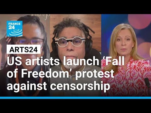 YouTube video thumbnail: US Artists Launch Nationwide ‘Fall of Freedom’ Protest Against Rising Censorship