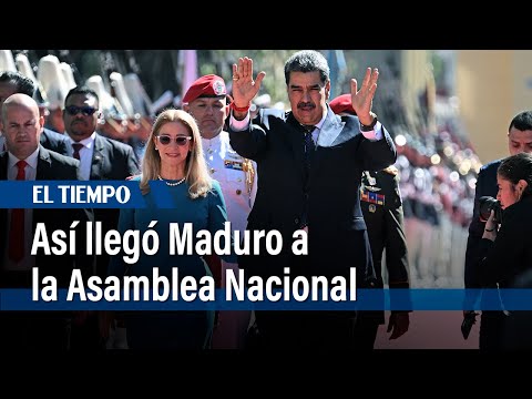 Así fue la llegada de Nicolás Maduro a la Asamblea Nacional de Venezuela | El Tiempo