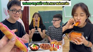 Ăn Xúc Xích, Gà Rán,...Trừng Trị Mấy Đứa Hay Mách Lẻo !!!