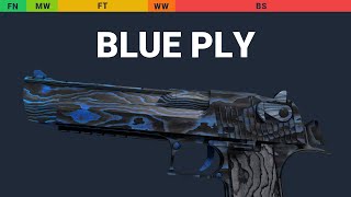 Desert Eagle Blue Ply Wear Preview