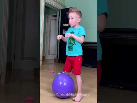 🎈Dad Cheated In A Balloon-Bursting Contest😬🤪#shorts#trending