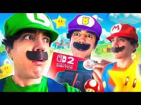 LUIGI CONSIGUE LA NINTENDO SWITCH 2 CON MARIO KART WORLD