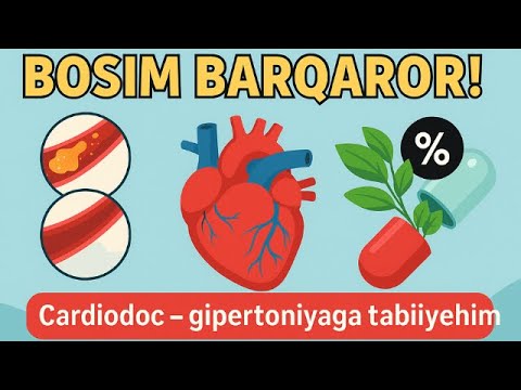 Cardiodoc kapsulalari bilan bosimni barqaror saqlash – chegirmali havola