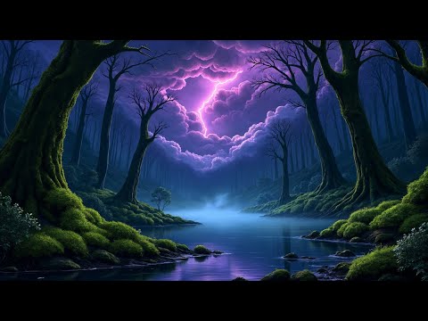 Dark Summer Music - Thunderstorm Woods ⛈️