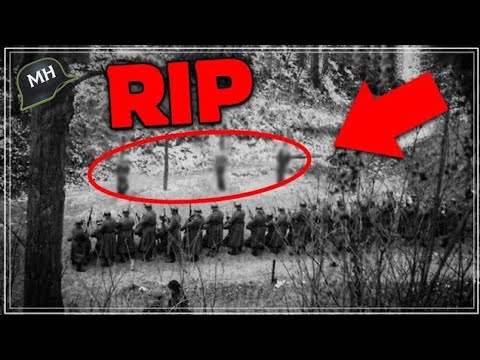 40 German SOLDIERS SH0T mercilessly by the US ARMY!