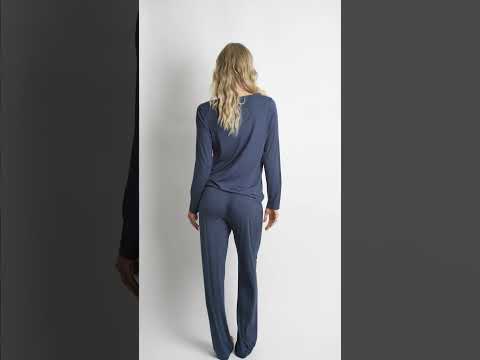 Piżama Dark Denim 8102 granatowy