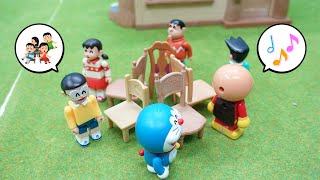 イスとりゲーム かつのはだれかな？ おもちゃ アニメ【ドラえもん】