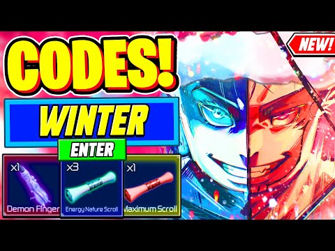 ⚠️New⚠️ ALL WORKING WINTER UPDATE CODES For Jujutsu Infinite - Roblox Jujutsu Infinite Codes