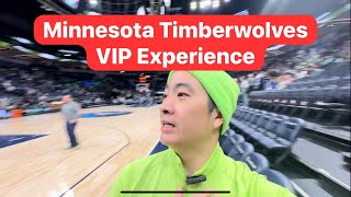 Minnesota Timberwolves courtside experience