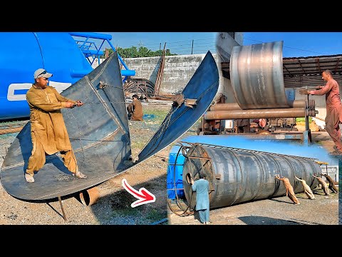 Highly Skilled Workers Made Silo Tank From Metal Sheets |Amazing Metalworking Production|