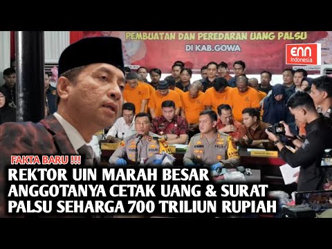 TERUNGKAP SENILAI 700 TRILIUN UANG & SURAT PALSU DICETAK ASN KAMPUS UIN ALAUDDIN MAKASSAR