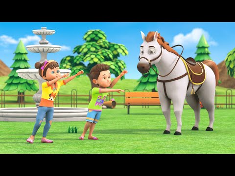 Lakdi ki kathi | लकड़ी की काठी | Popular Hindi Children Songs | Animated Songs by Inspire Kids