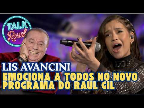 Lis Avancini ARRASA MUITO todos com sua voz no NOVO programa do Raul Gil | TALK RAUL