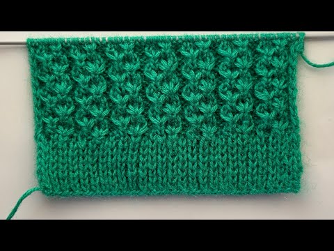 Very pretty knitting stitch pattern 