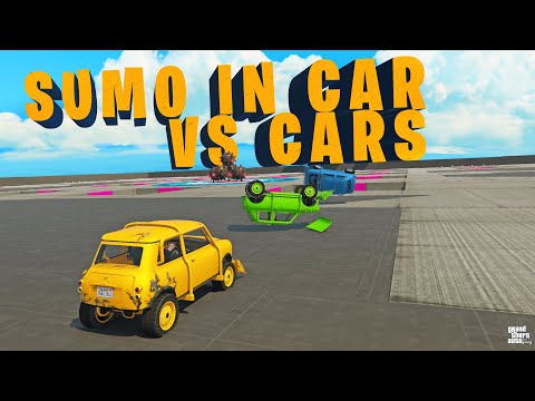 GTA 5 (Hindi): Custom Sumo Me Car Se Cars Takrayegi!! | Funny Moment GTA