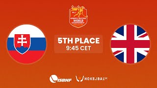 5th Place | Slovakia vs. Great Britain