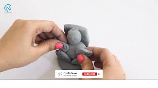 Ganesh Idol Making with Clay | Ganapathi Making Ideas | Homemade Ganesh Idol | Ganesh Chaturthi 2025