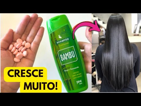 COLOQUE ISSO NO SEU SHAMPOO e VEJA COMO SEU CABELO vai CRESCER SEM PARAR!