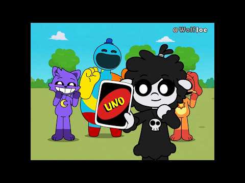 UNO Reverse Card Challenge – Gender Swap (Poppy PlayTime) #playtime | Wolf Joe Toons | 파피플레이타임