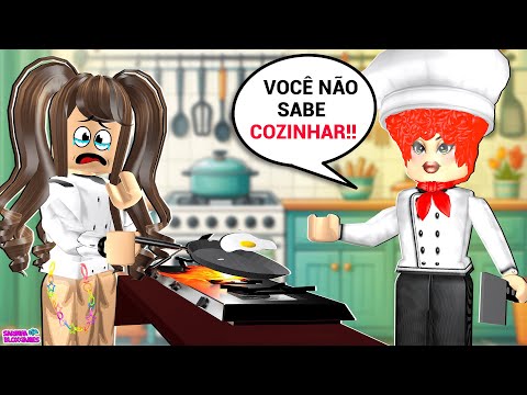 A MENINA ME HUMILHOU NA COZINHA!! PESADELO NA COZINHA! ROBLOX