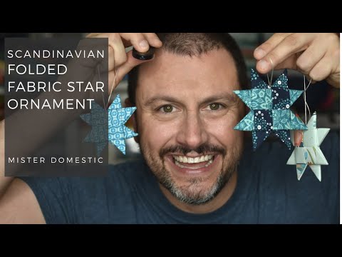 How to Make a a Scandinavian Folded Fabric Star...