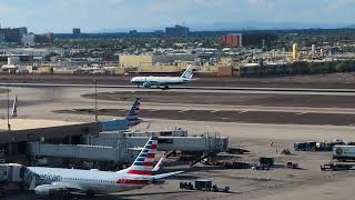 Air Force 2 slo mo landing in Phoenix, AZ.