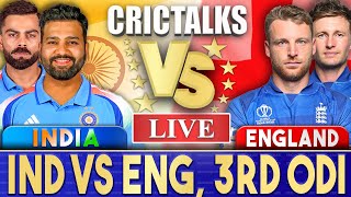 Live: IND vs ENG, 3rd ODI, Ahmedabad | Live Scores & Commentary | India vs England | Last 6