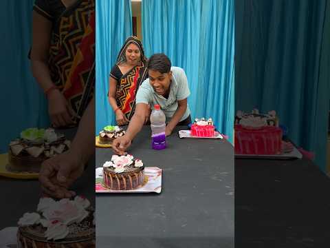 best bottle flip win cake family challenge #shorts #game