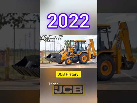 JCB Evolution 1944–2025 🚜 | From Backhoe to Beast Machines! 💥 #shorts #jcb 🔥🎉