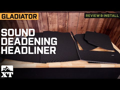 Jeep Gladiator JT Sound Deadening Headliner Kit Review & Install