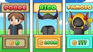 CUANTOS ROBUX SE CONSIGUEN ESTANDO AFK EN PLS DONATE - POBRE VS MILLONARIO VS FAMOSO
