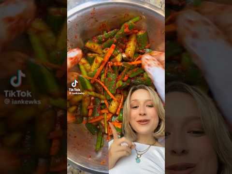 Kore usulü “Salatalık Kimchi”