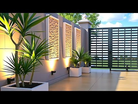 300 NEW Home Garden Wall Design Ideas 2025 | Backyard Fence & Modern House Exterior Design Trends