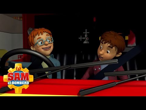 Sam el Bombero | ¡Norman y Derek dentro de Júpiter! | Vídeos de Bombero | Dibujos Animados