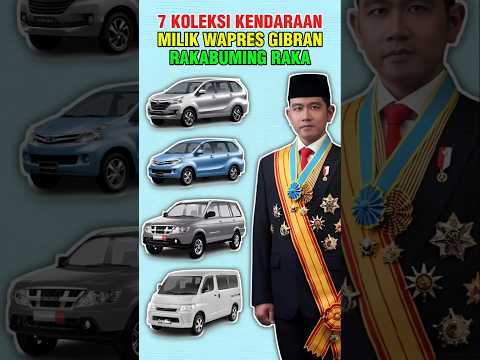INILAH 7 KOLEKSI KENDARAAN MILIK WAPRES GIBRAN RAKABUMING RAKA