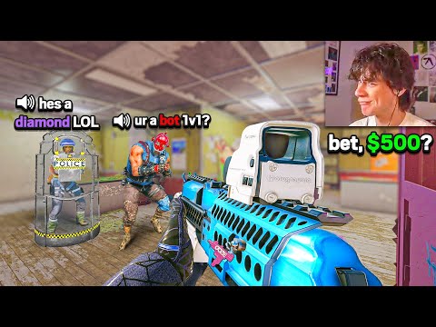 I 1v1 Wagered this TOXIC Console Player