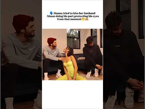 his shyness 🙈#ahaanpanday #alannapanday