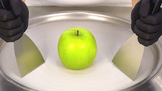 Green Apple Ice Cream Rolls That Will Blow Your Mind | ASMR