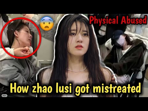 What happend to zhao lusi is scary 😰 how she is being mistreated #zhaolusi