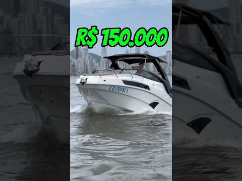 Quanto custa esse barco? ๐ฅ๏ธ #barco #entrevista #viral #dinheiro #lancha