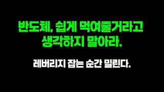 반도체, 세상에 쉬운 돈은 없다. 비트는 눌려도 더 갈거다.