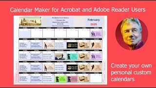 Create Custom Calendars Acrobat Pro DC and Adobe Reader