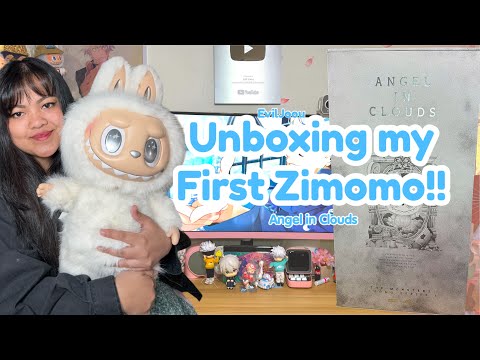 Unboxing my First Zimomo by Pop Mart $300+ 🩵 | Angel in Clouds | 🍡🌸