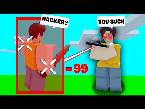 PRO vs HACKER in Roblox Bedwars..